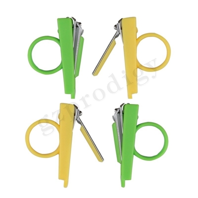 Επαγγελματικά Baby Nail Clippers Πράσινο Χρώμα Ατσάλι Fashion Nail Cutter Κιτ υγείας