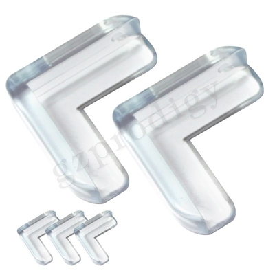 Διαφανή PVC Clear Plastic Γωνιακά Προστατευτικά Για Επιτραπέζια Εγκατάσταση