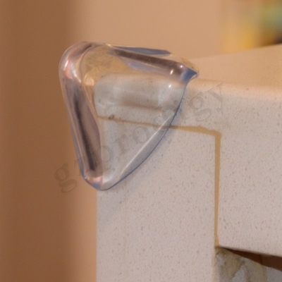 Αντιολισθητικοί προστάτες γωνιών PVC σαφείς πλαστικοί, πολυσύνθετοι προφυλακτήρες ασφάλειας γωνιών