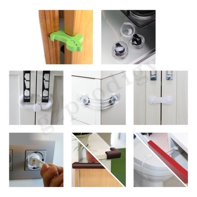 Ζεστή πώληση μη τοξικό PVC ABS βρέφος κλειδαριές ασφαλείας Πολυδιάστατο για το καθιστικό