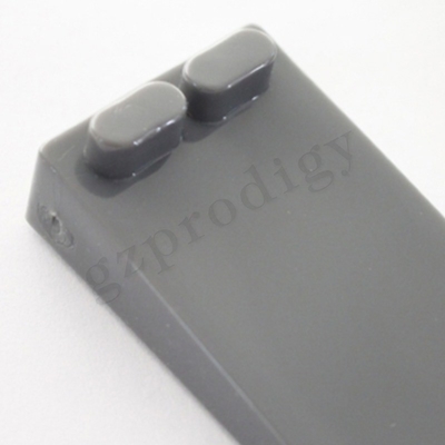COem αντιολισθητική σφήνα 88x40x19mm πορτών PVC πλαστική σκοτεινό γκρίζο χρώμα
