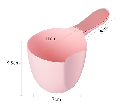 Πλαστικό με λαβή φορητό σαμπουάν μπάνιου Rinse Cup For Baby Hair Wash