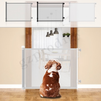 ABS PVC Mesh Ανασυρόμενη Πύλη μωρού Ασφάλεια Πύλη σκύλου για την πόρτα