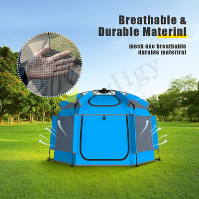 210D Εύκολη αποθήκευση Pop Up Toy Tent Ασφάλεια μωρού Δωμάτιο παιχνιδιών